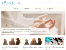 Tablet Screenshot of blog.lizearle.com